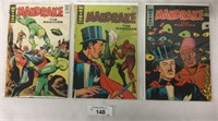 3 pcs. Mandrake Comic Books