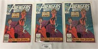 3 pcs. Avengers West Coast Comic Books