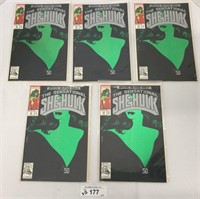 5 pcs. The Sensational She-Hulk #50 Comic Books