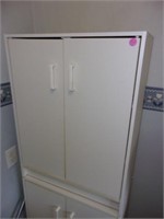 2-24" X 32" CABINETS WITH SHELVES  (PAIR)
