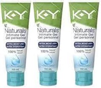 KY Natural Intimate Gel 3 Pack