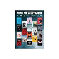 Popular Sheet Music: 30 Hits from 2017-2019 Book