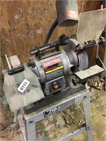 Craftsman 6” bench grinder with stand