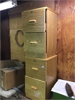 2- wooden cabinets