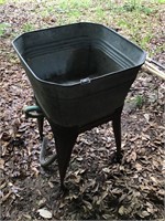 Reeves vintage washtub and stand