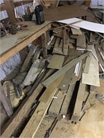 Huge lot lumber, scraps, pegboard