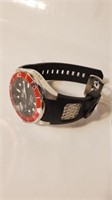 Invicta Model No. 12561 Silver w/ Red Accent