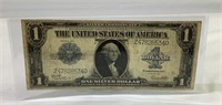 1923 Us Large $1 Blue Seal Silver Certificate