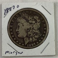 1897 O US Morgan Silver Dollar