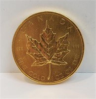CANADA ONE OUNCE PURE GOLD FIFTY DOLLAR COIN 1979