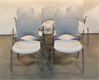 (7) Herman Miller Stackable Office Chairs