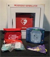 Phillips Heartstart Defibrillator With Case M5066A
