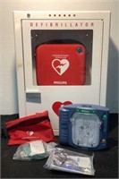 Phillips Heartstart Defibrillator With Case M5066A