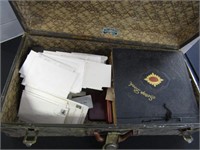 Vintage Trunk with Contents