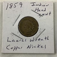 1859 Indianhead Cent