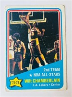 1972-73 Topps Wilt Chamberlain All Star Card #168
