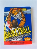 1989 Fleer Basketball Unopened Wax Pack