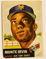 1953 Topps Monte Irvin Baseball Card #62