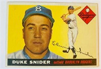 1955 Topps Duke Snider Baseball Card #210