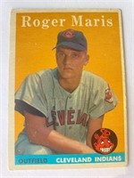1958 Topps Roger Maris Rookie Baseball Card #47