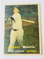 1957 Topps Mickey Mantle Baseball Card #95