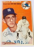 1954 Topps Billy Martin Baseball Card #13