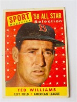 1958 Topps Ted Williams All Star Baseball Card #48