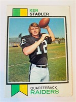 1973 Topps Ken Stabler Rookie Football Card #487