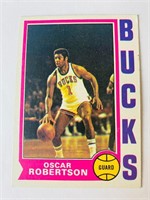 1974-75 Topps Oscar Robertson Basketball Card #55