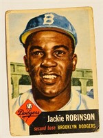 1953 Topps Jackie Robinson Baseball Card #1