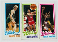 1980-81 Topps Larry Bird & Magic Johnson Rookie