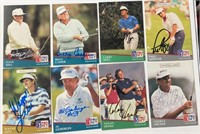 15 Autographed PGA Golf Cards