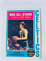 1974-75 Topps John Havlicek Basketball Card #100