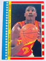 1987 Fleer Basketball Dominique Wilkins Sticker #7