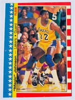 1987 Fleer Basketball Magic Johnson Sticker #1