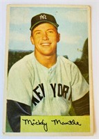 1954 Bowman Mickey Mantle Baseball Card #65