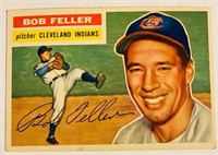 1956 Topps Bob Feller Baseball Card #200