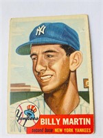 1953 Topps Billy Martin Baseball Card #86