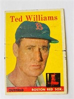 1958 Topps Ted Williams Baseball Card #1