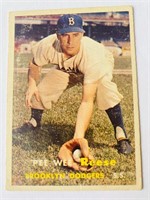 1957 Topps Pee Wee Reese Baseball Card #30