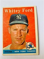 1958 Topps Whitey Ford Baseball Card #320