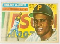 1956 Topps Roberto Clemente Baseball Card #33
