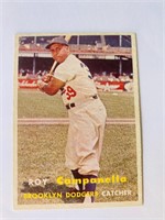 1957 Topps Roy Campanella Baseball Card #210
