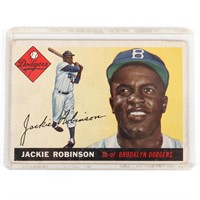 1955 Topps Jackie Robinson Baseball Card #50