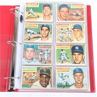 1956 Topps Baseball 112 Card Lot with Stars