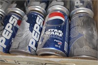 PEPSI STARWARS COLLECTER CANS