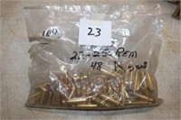 Unprimed 22-250 Brass