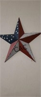 Lot of 2 Metal Decorative Stars