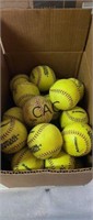 Box Lot of 11" Softballs
