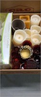 Box Lot of Assorted Candles